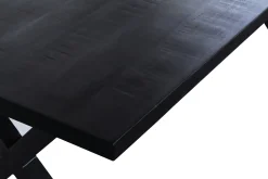 Eetkamertafels^Huisenthuis Eetkamertafel Raegan Magnolia Zwart 200 cm
