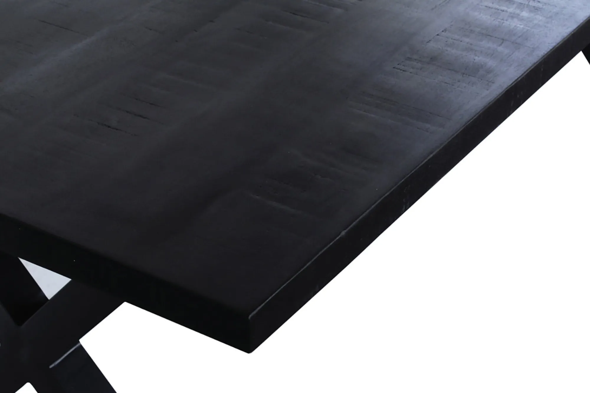 Eetkamertafels^Huisenthuis Eetkamertafel Raegan Magnolia Zwart 200 cm