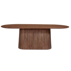 Eetkamertafels^Huisenthuis Eetkamertafel River Ovaal 230 cm Lichtbruin