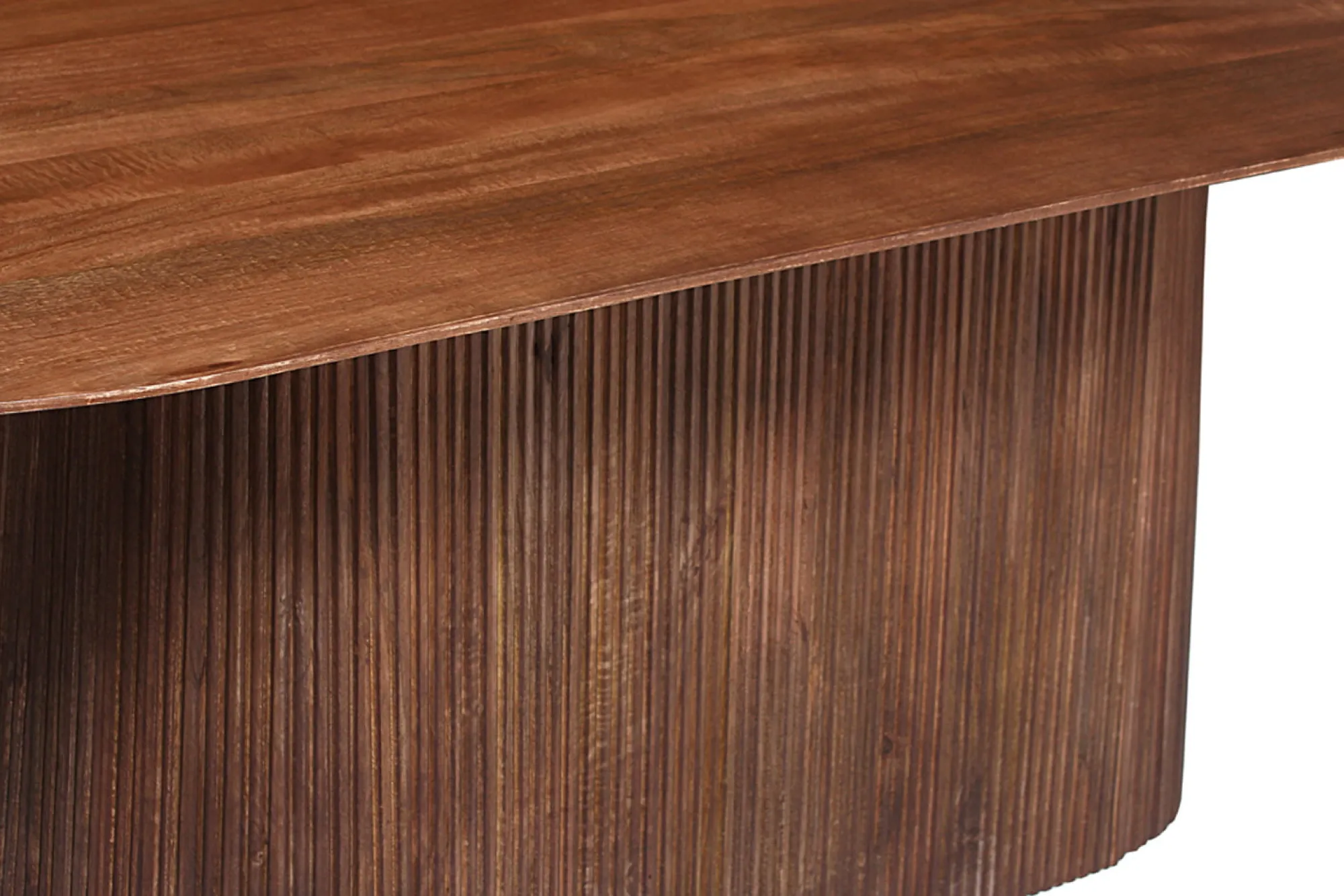 Eetkamertafels^Huisenthuis Eetkamertafel River Ovaal 230 cm Lichtbruin