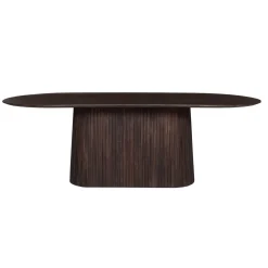 Eetkamertafels^Huisenthuis Eetkamertafel River Ovaal 230 cm Donkerbruin