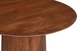 Eetkamertafels^Huisenthuis Eetkamertafel River Rond 130 cm Lichtbruin