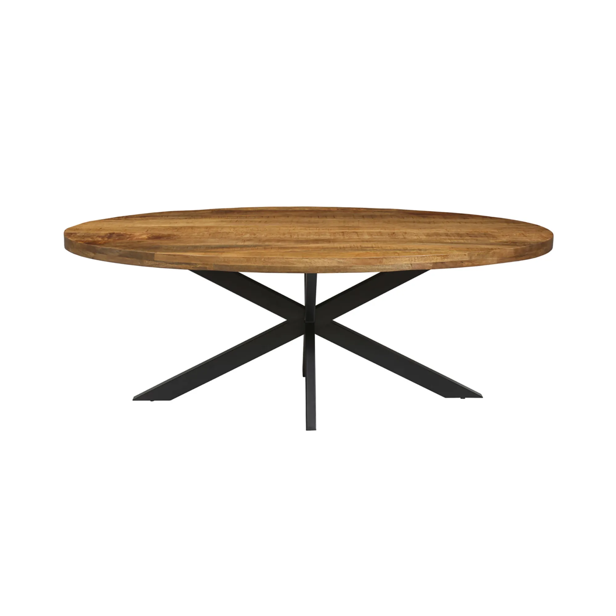 Eetkamertafels^Huisenthuis Eetkamertafel Scarlett Magnolia Naturel 200 cm Bruin