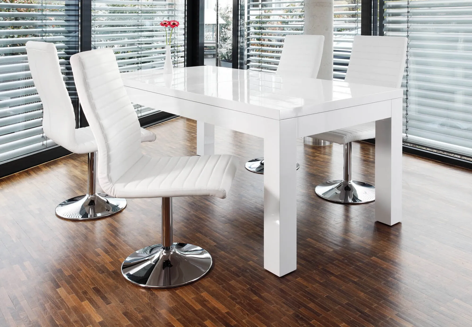 Eetkamertafels^Huisenthuis Eetkamertafel Suus Wit