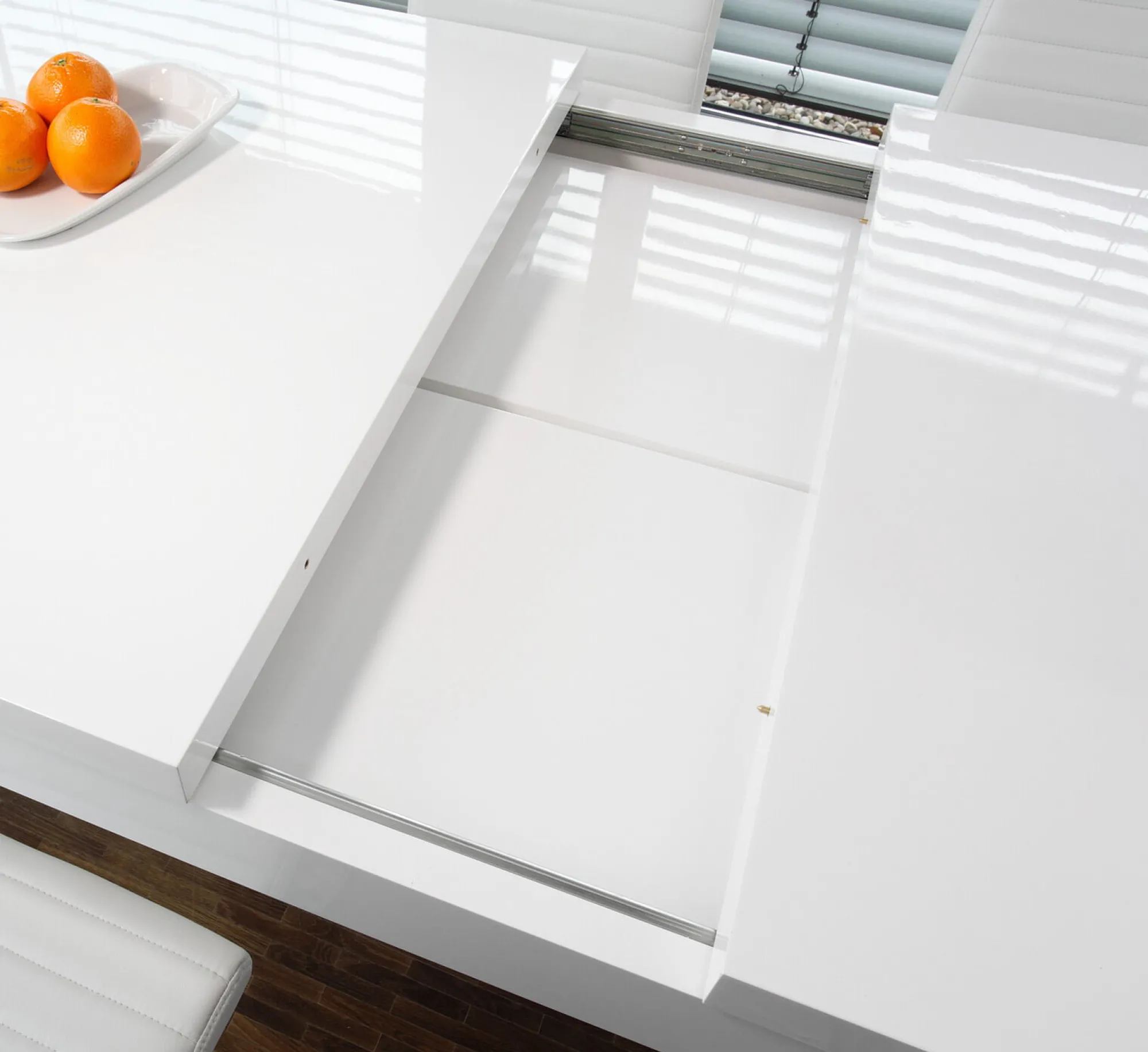 Eetkamertafels^Huisenthuis Eetkamertafel Suus Wit