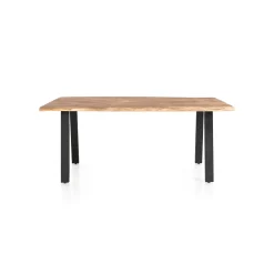 Eetkamertafels^Huisenthuis Eetkamertafel Thijmen Acacia 140x80cm