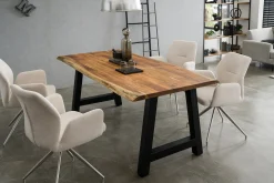 Eetkamertafels^Huisenthuis Eetkamertafel Timo 240cm Acacia