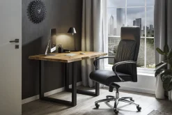 Eetkamertafels^Huisenthuis Eetkamertafel Zack Eiken160x90cm