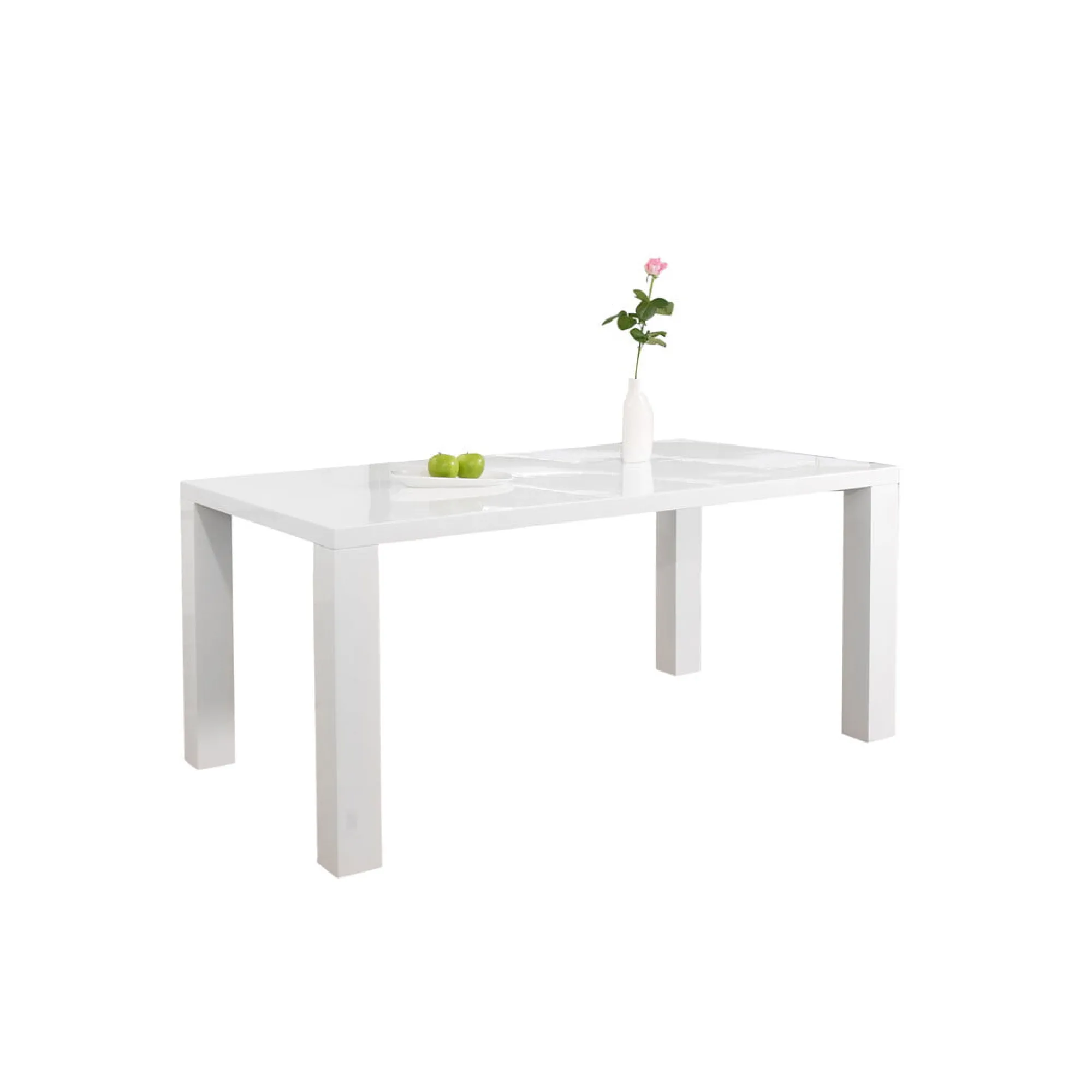 Eetkamertafels^Huisenthuis Eettafel Lisboa Wit 140 cm