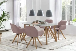Eetkamertafels^Huisenthuis Eettafel Nikolaj Grijs 180 cm