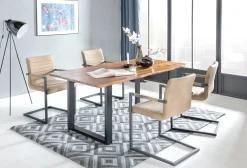 Eetkamertafels^Huisenthuis Eettafel Sven Acaciahout 180 cm