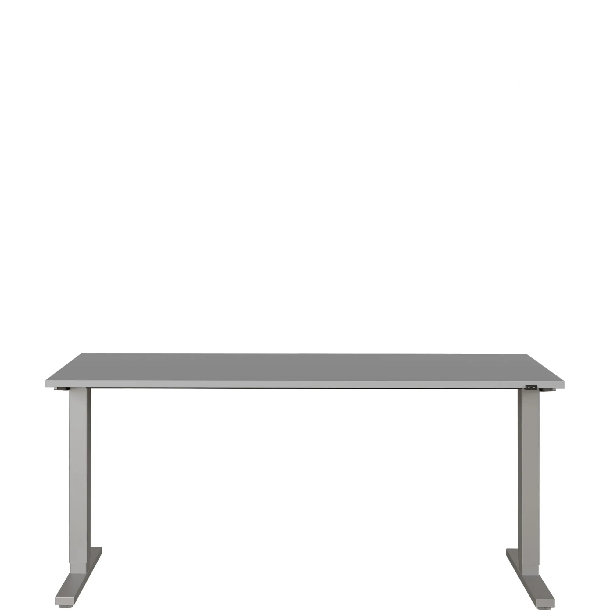 Bureaus^Huisenthuis Elektrisch Bureau Ergonoma Lichtgrijs 160 CM