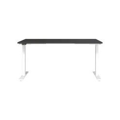 Bureaus^Huisenthuis Elektrisch zit-sta Bureau Galileo 160 cm Grafiet Wit