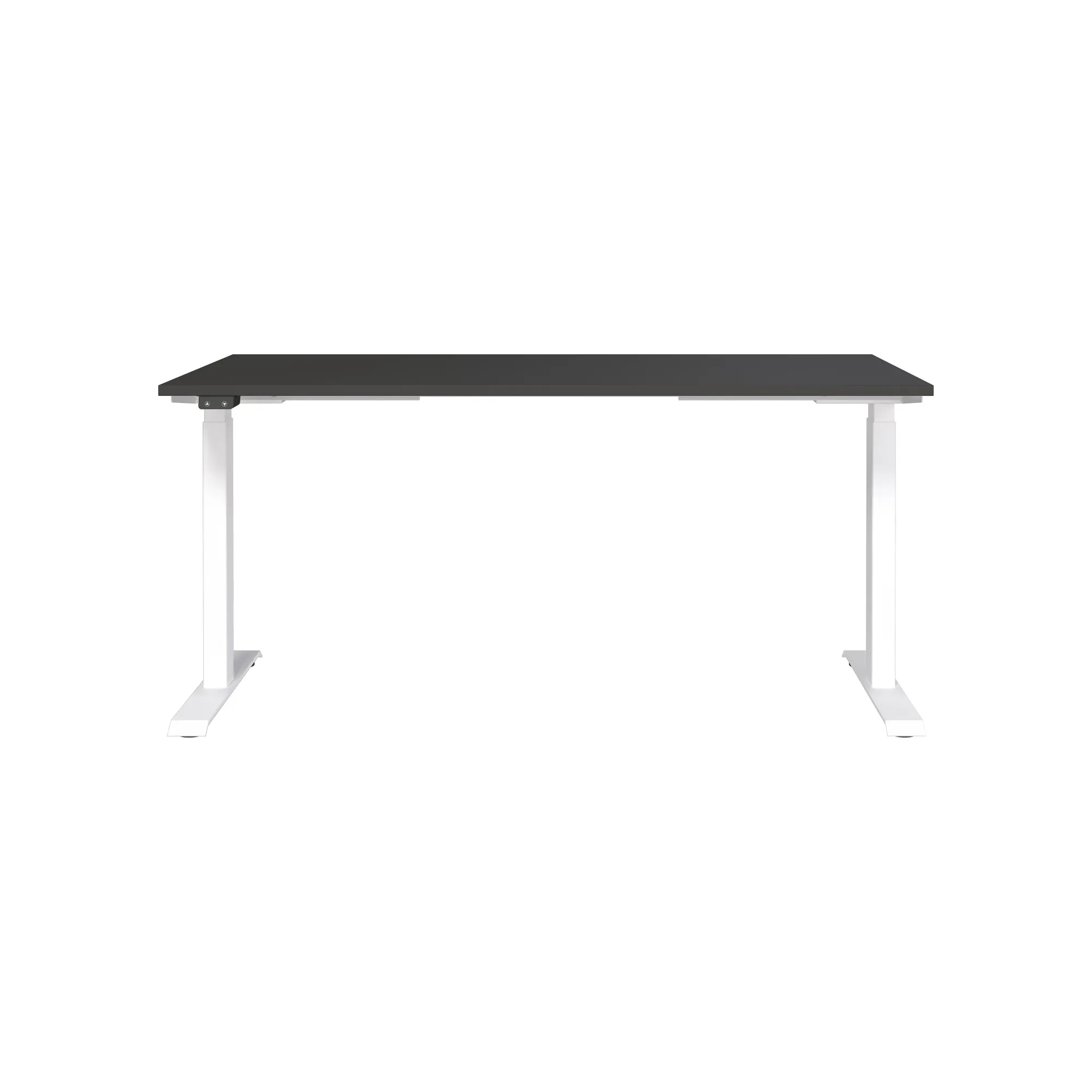 Bureaus^Huisenthuis Elektrisch zit-sta Bureau Galileo 160 cm Grafiet Wit