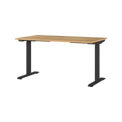 Bureaus^Huisenthuis Elektrisch zit-sta Bureau Galileo Eiken Zwart 140 cm Eiken-Zwart