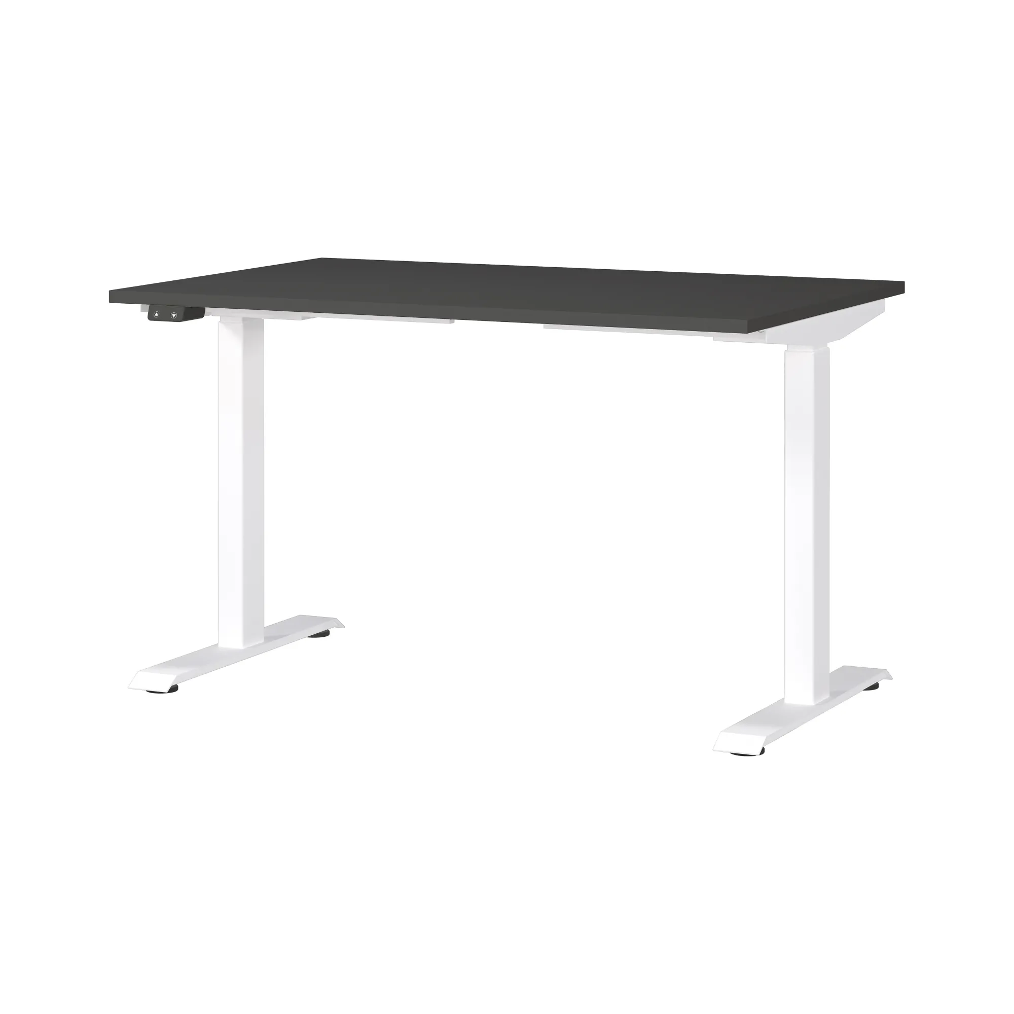 Bureaus^Huisenthuis Elektrisch zit-sta Bureau Galileo 120 cm Grafiet Wit
