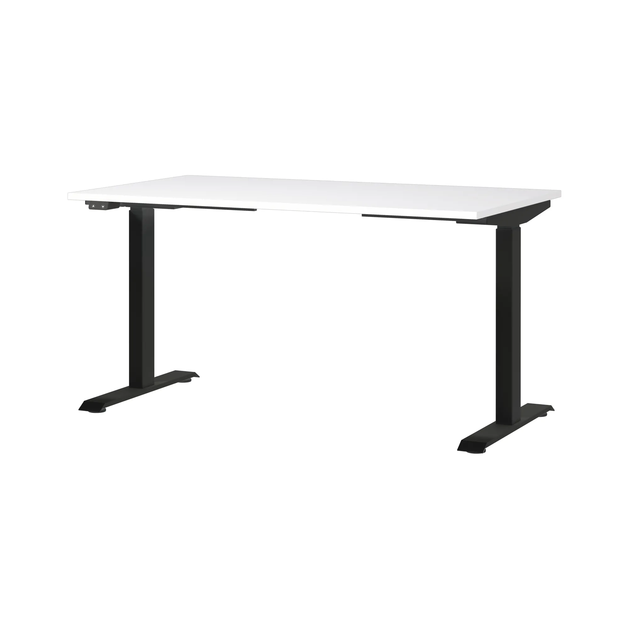 Bureaus^Huisenthuis Elektrisch zit-sta Bureau Galileo Wit Zwart 140 cm Wit-Zwart