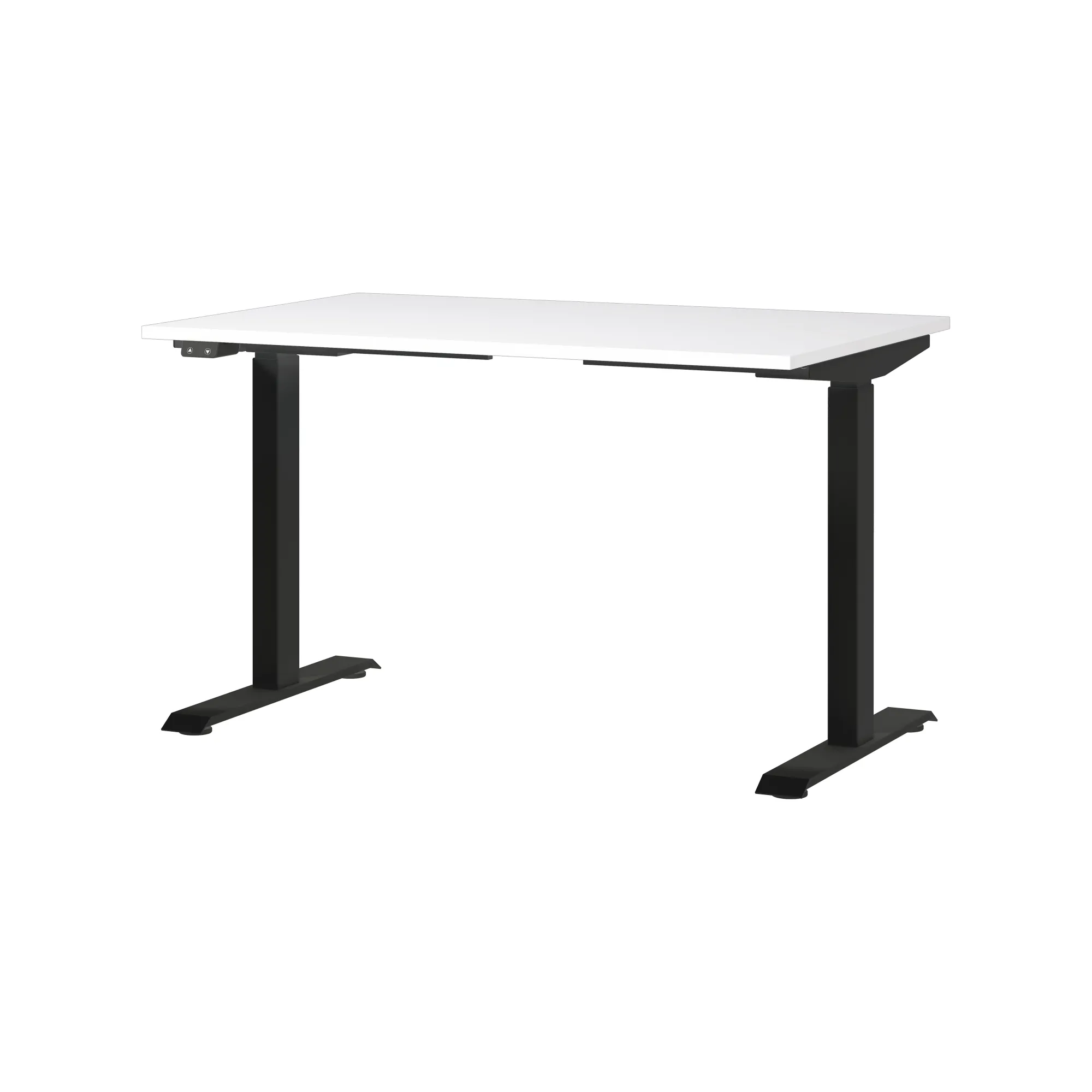 Bureaus^Huisenthuis Elektrisch zit-sta Bureau Galileo Wit Zwart 120 cm Wit-Zwart