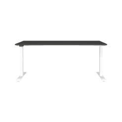 Bureaus^Huisenthuis Elektrisch zit-sta Bureau Galileo 180 cm Grafiet Wit