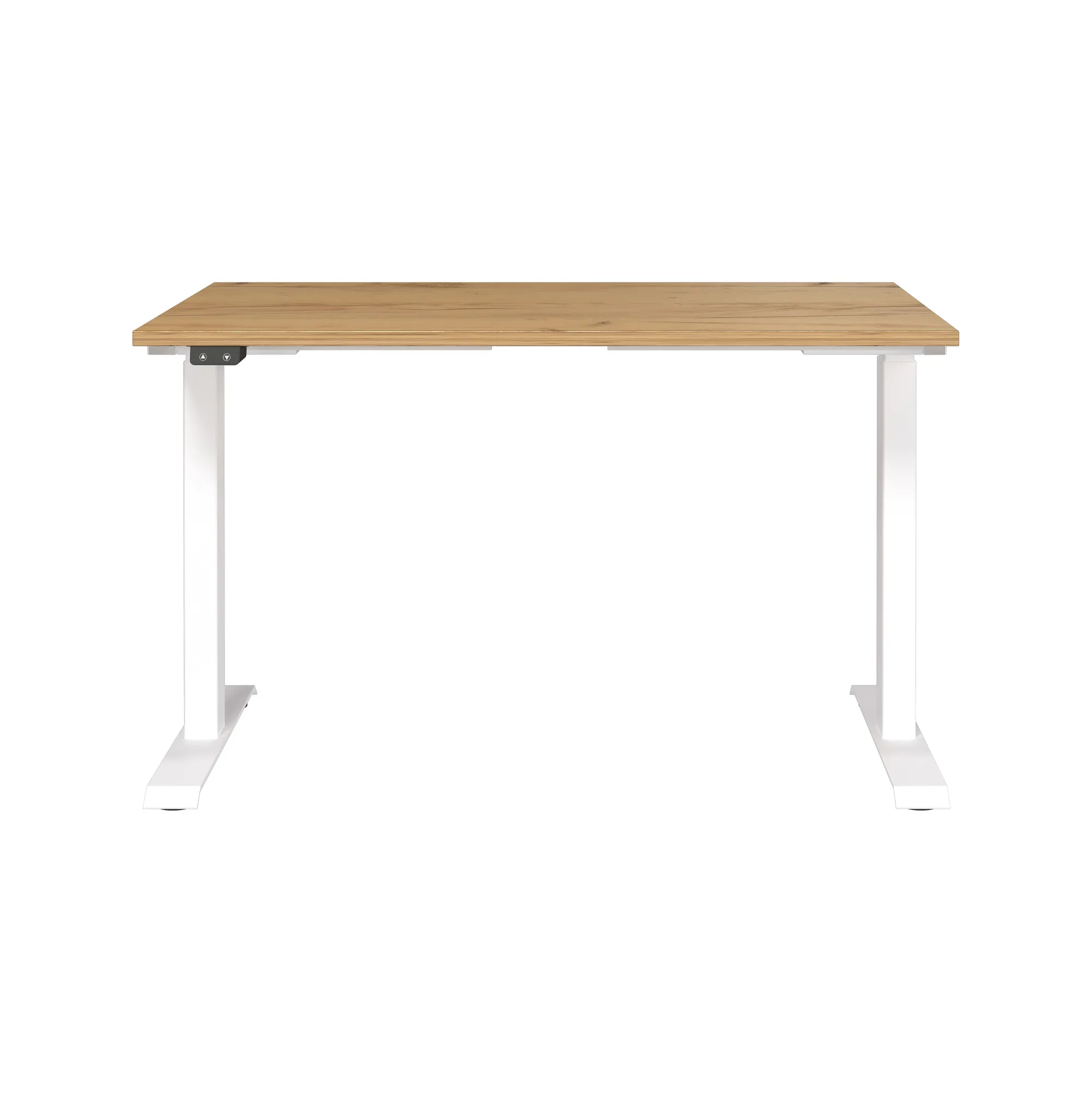Bureaus^Huisenthuis Elektrisch zit-sta Bureau Galileo Eiken Wit 120 cm Eiken-Wit