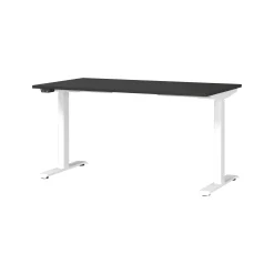 Bureaus^Huisenthuis Elektrisch zit-sta Bureau Galileo 140 cm Grafiet Wit