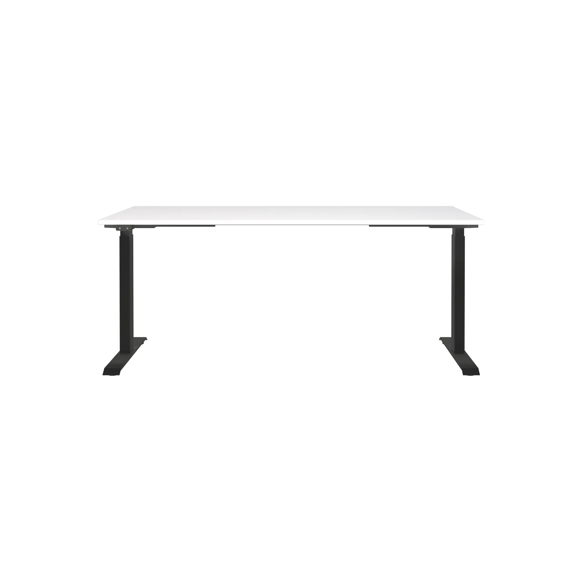 Bureaus^Huisenthuis Elektrisch zit-sta Bureau Galileo Wit Zwart 180 cm Wit-Zwart