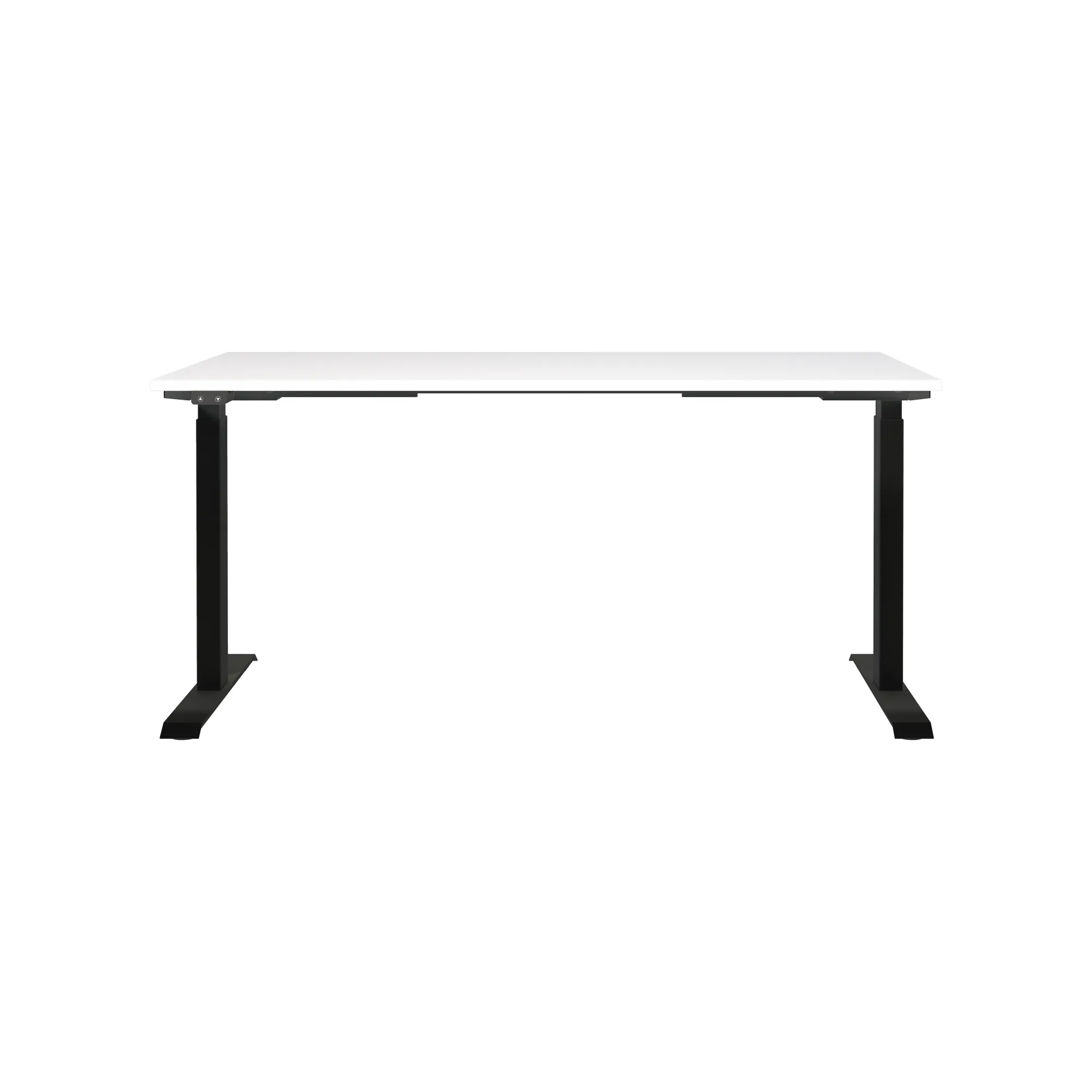 Bureaus^Huisenthuis Elektrisch zit-sta Bureau Galileo Wit Zwart 160 cm Wit-Zwart
