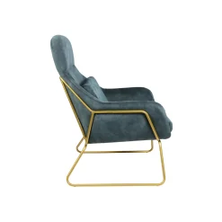 Fauteuils^Huisenthuis Fauteuil Adriana Blauw