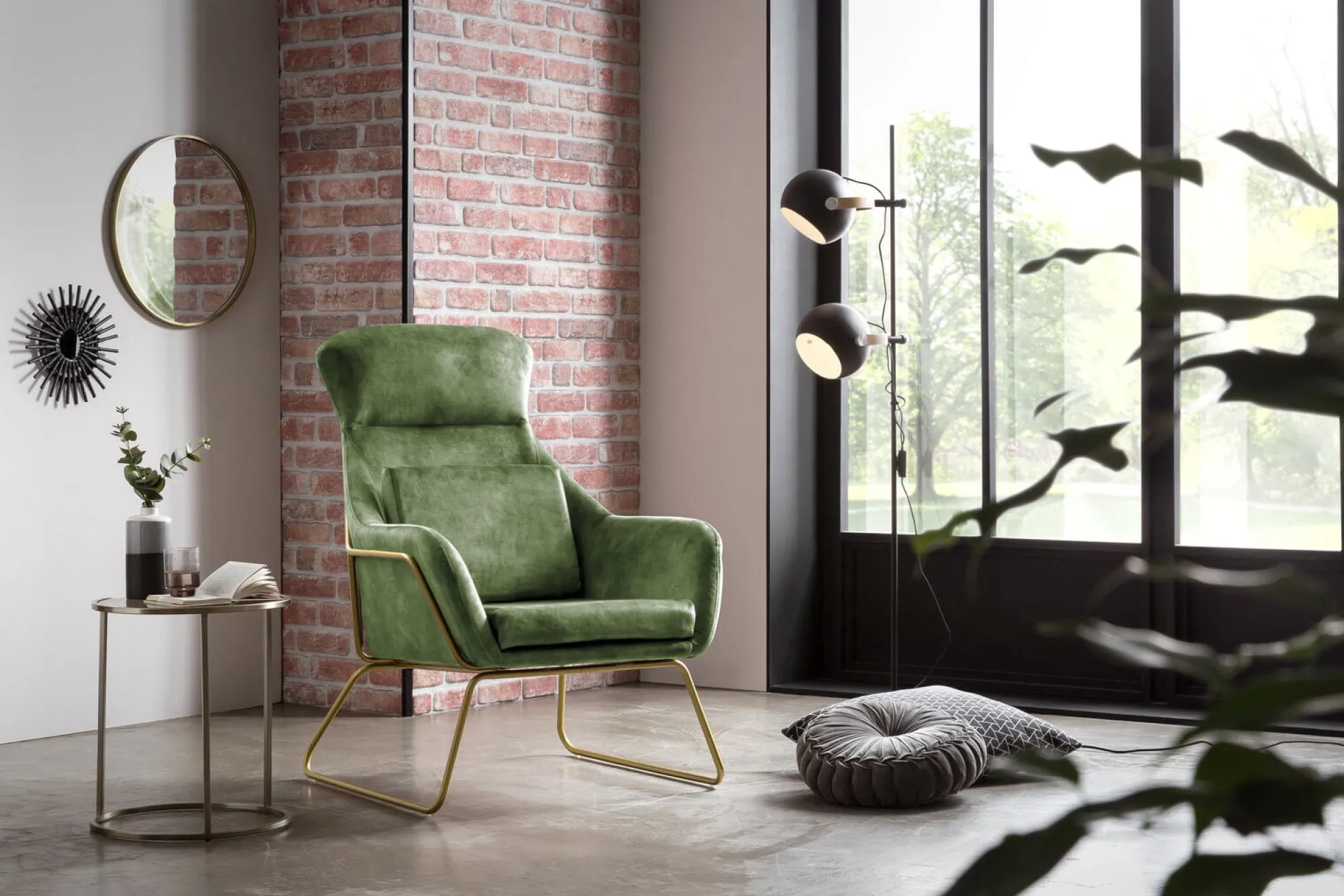 Fauteuils^Huisenthuis Fauteuil Adriana Groen