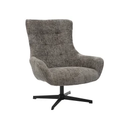 Fauteuils^Huisenthuis Fauteuil Billy Donkergrijs
