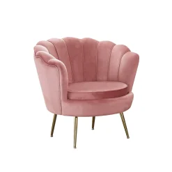 Fauteuils^Huisenthuis Fauteuil Chanelle Velvet 136 cm Roze