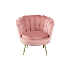 Fauteuils^Huisenthuis Fauteuil Chanelle Velvet 136 cm Roze