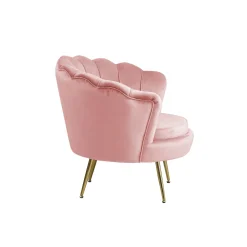Fauteuils^Huisenthuis Fauteuil Chanelle Velvet 136 cm Roze