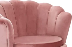 Fauteuils^Huisenthuis Fauteuil Chanelle Velvet 136 cm Roze