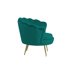 Fauteuils^Huisenthuis Fauteuil Chanelle Velvet 136 cm Groen