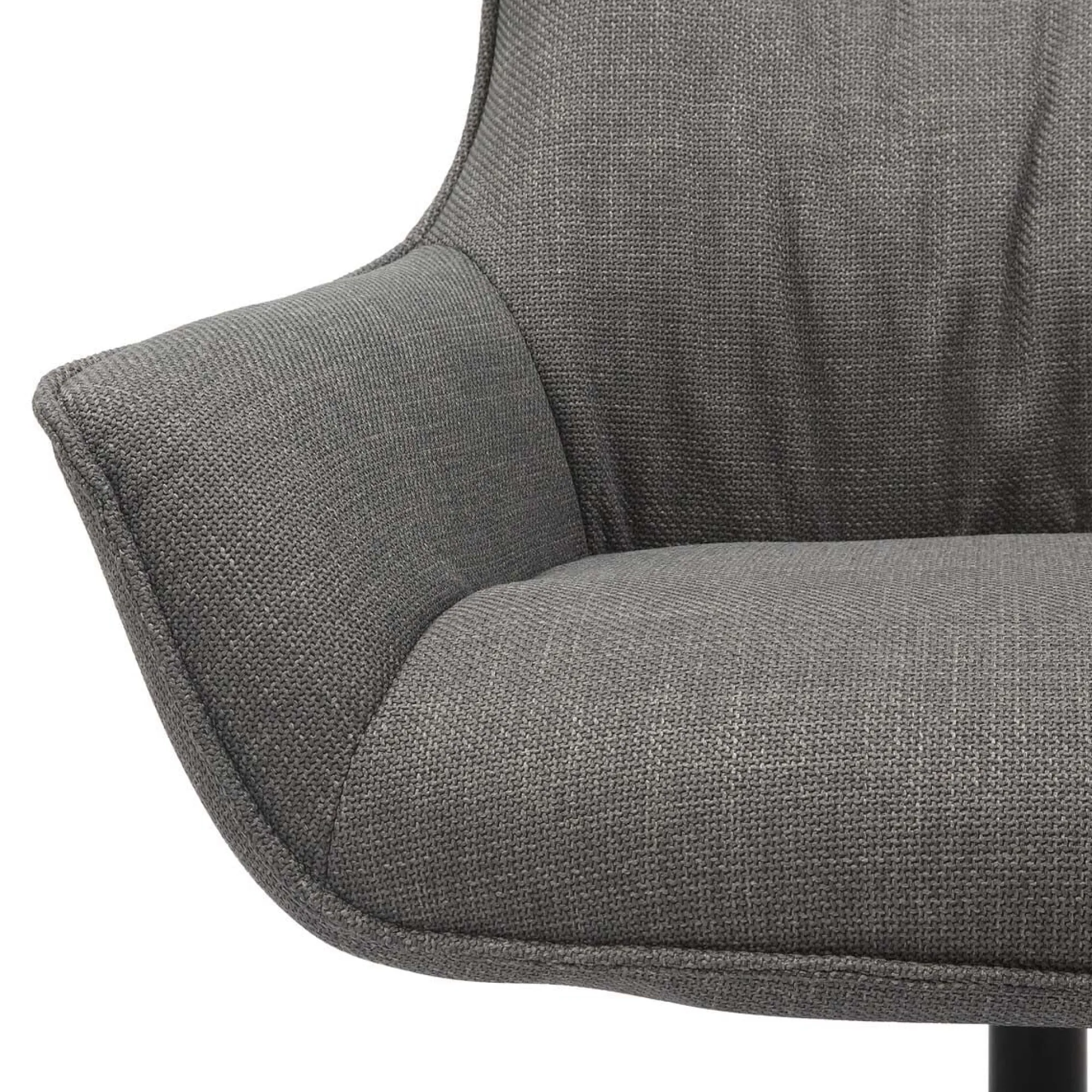 Fauteuils^Huisenthuis Fauteuil Charlotte Grijs Grijs, Zwart