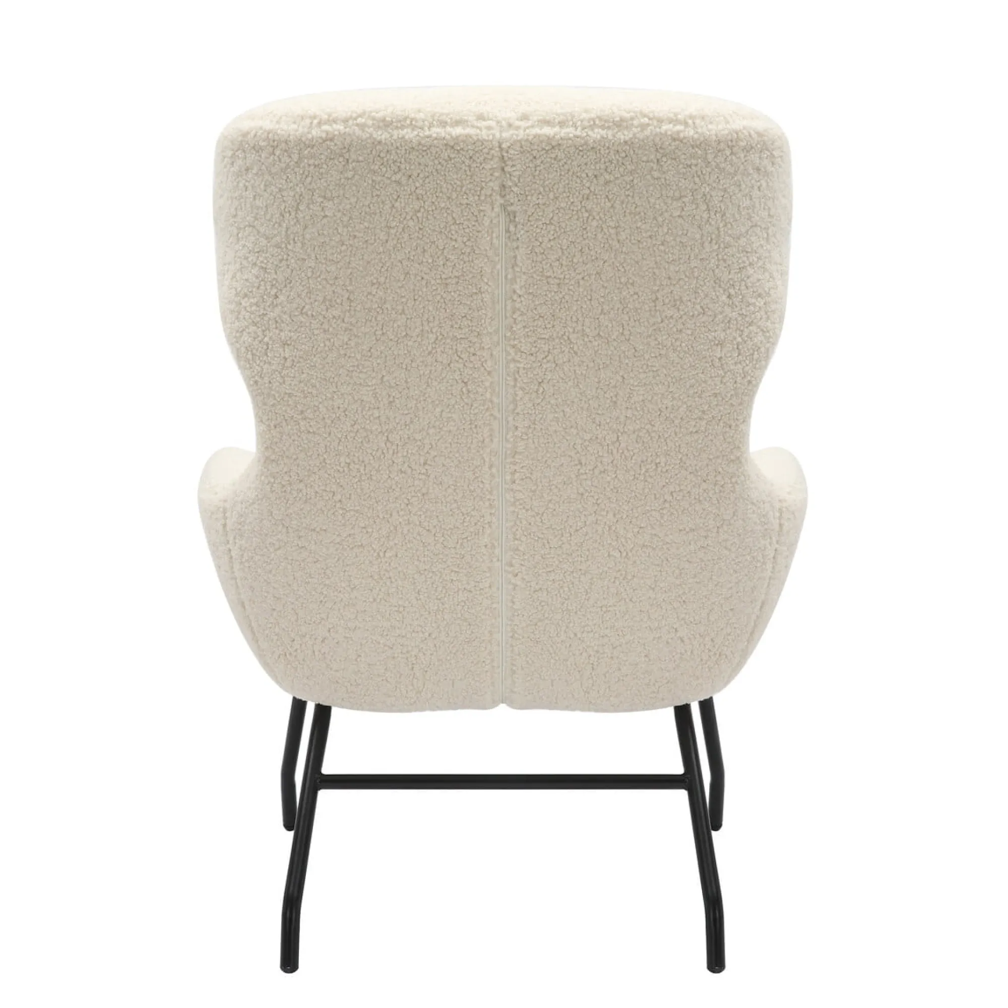 Fauteuils^Huisenthuis Fauteuil en poef Kaya Beige