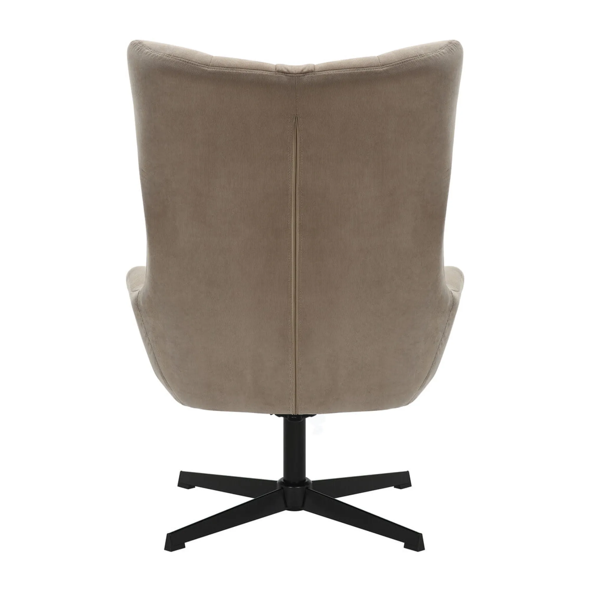 Fauteuils^Huisenthuis Fauteuil en poef Siem Bruin