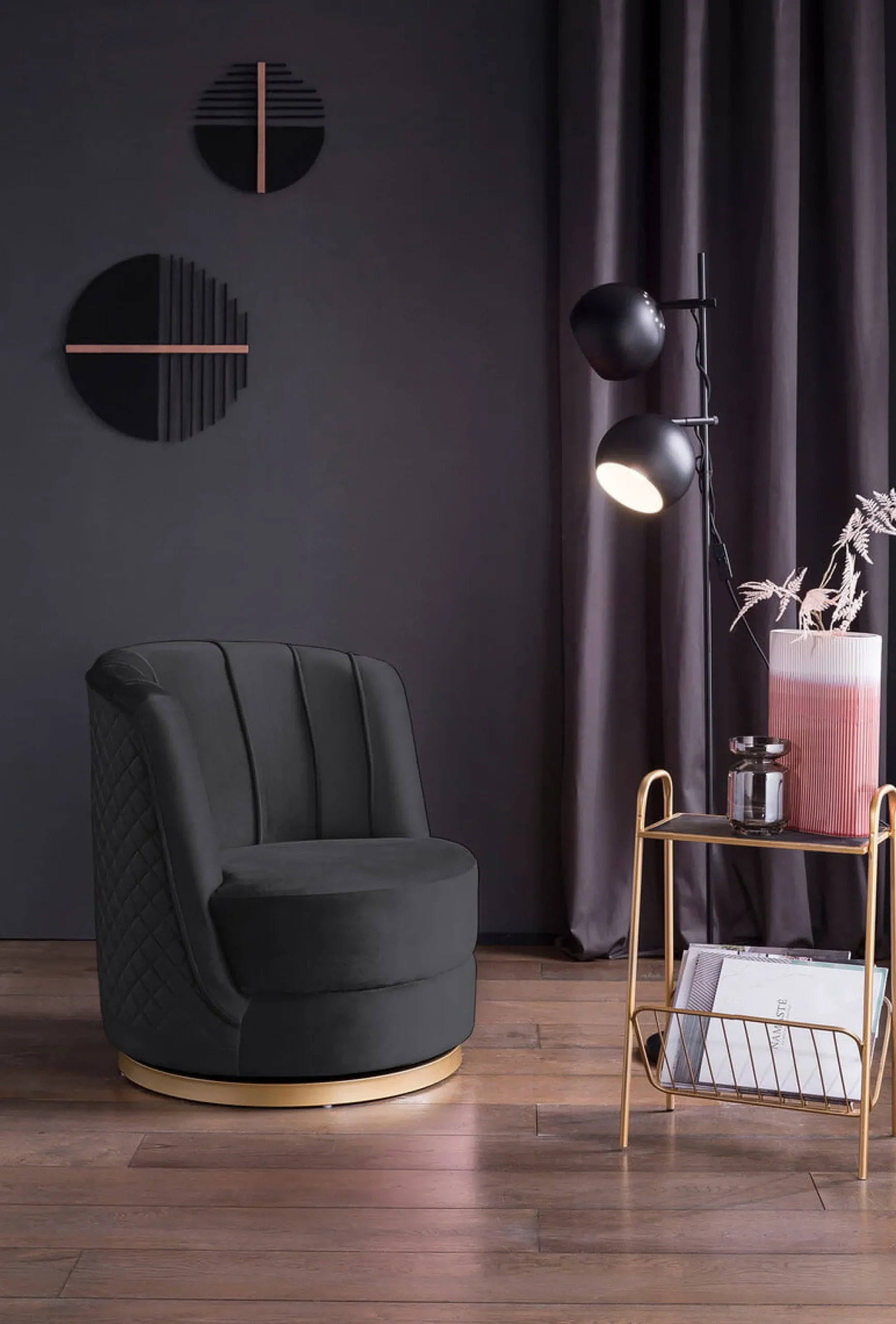 Fauteuils^Huisenthuis Fauteuil Feline Zwart