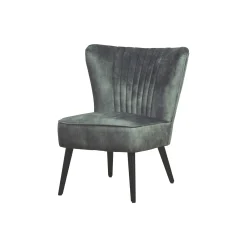 Fauteuils^Huisenthuis Fauteuil Guusje Hunter Velours Groen