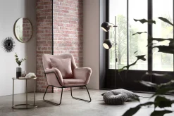 Fauteuils^Huisenthuis Fauteuil Gwen Roze
