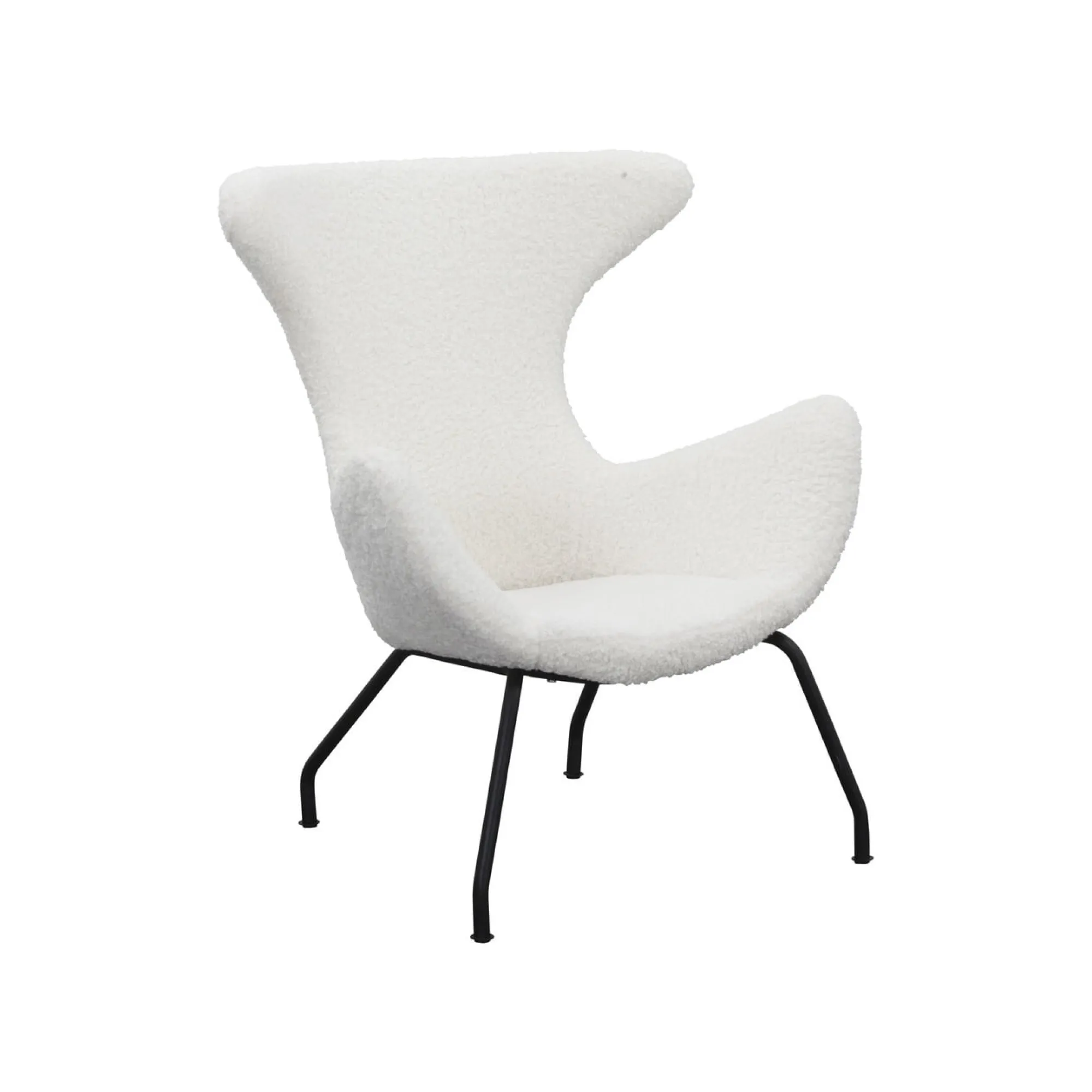 Fauteuils^Huisenthuis Fauteuil Kylie Teddy Wit