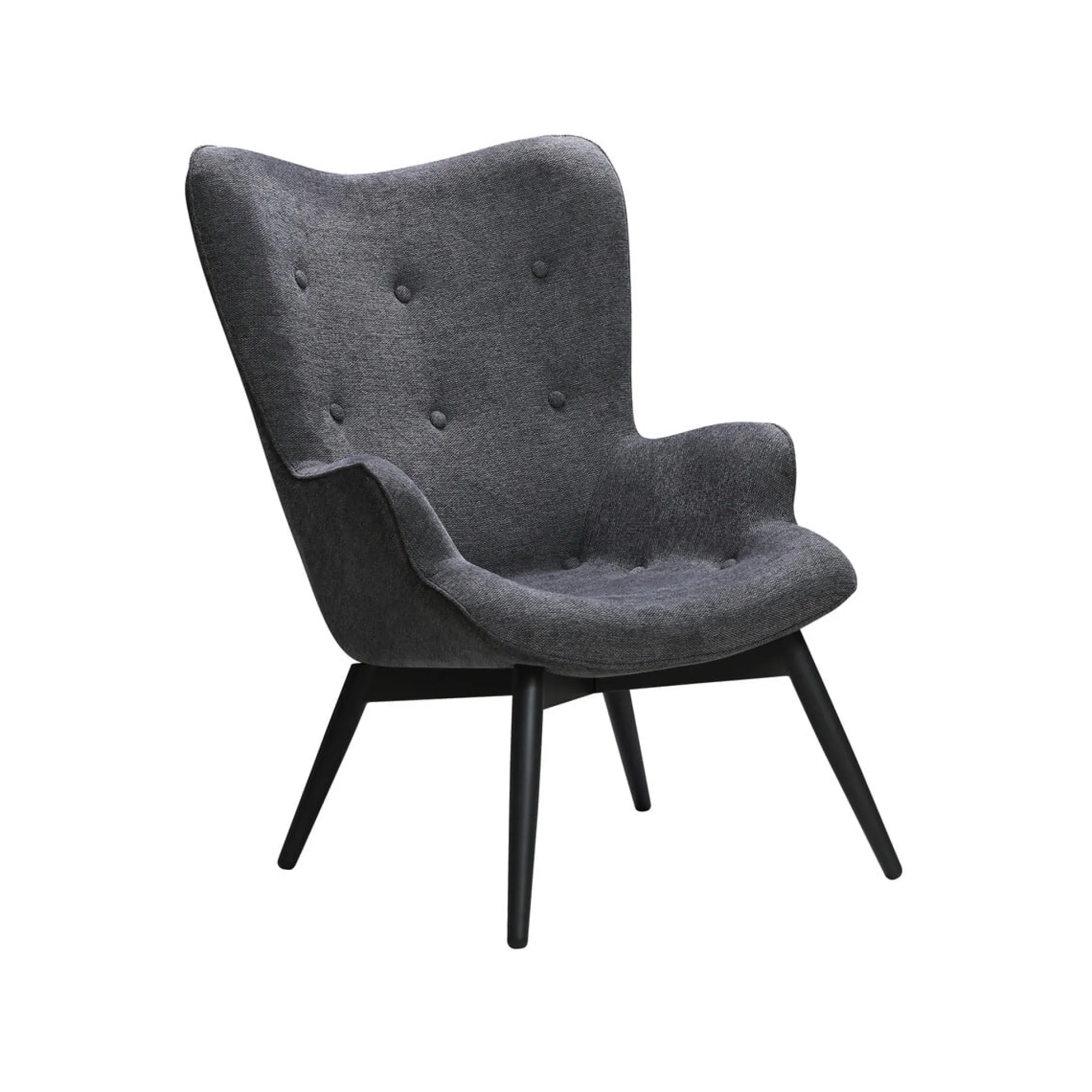Fauteuils^Huisenthuis Fauteuil Lisanne Donker Grijs