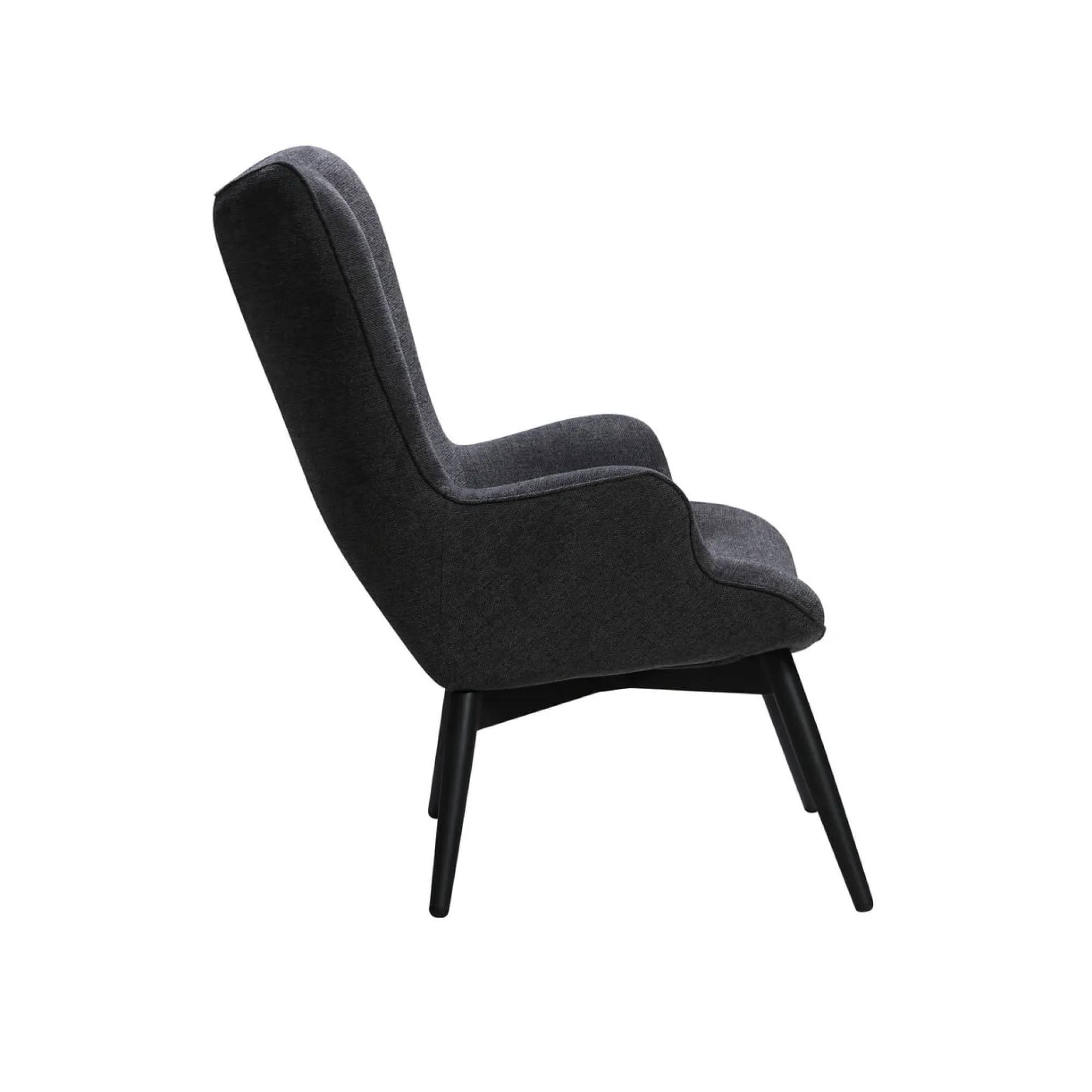 Fauteuils^Huisenthuis Fauteuil Lisanne Donker Grijs