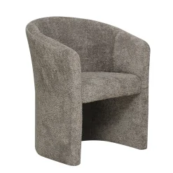 Fauteuils^Huisenthuis Fauteuil Steven Bouclé Bruin