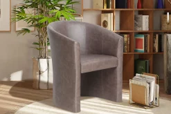 Fauteuils^Huisenthuis Fauteuil Steven Kunstleer – Vintage Donkerbruin