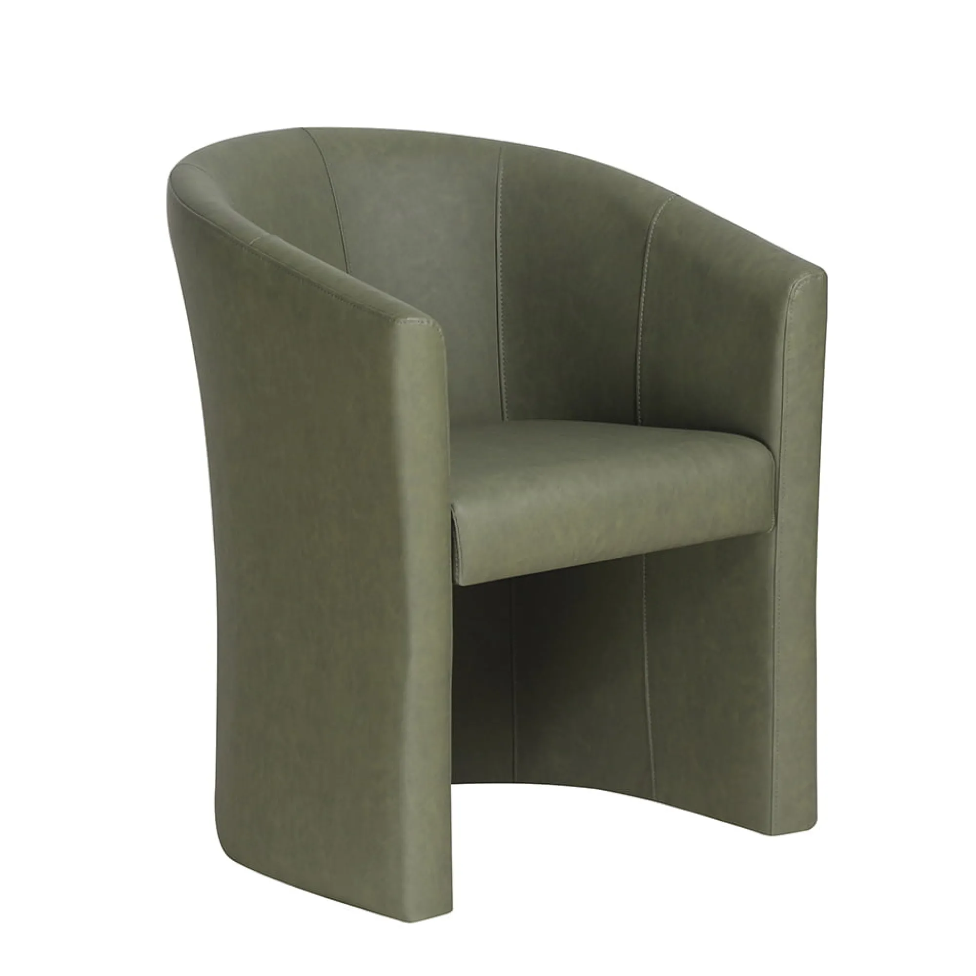 Fauteuils^Huisenthuis Fauteuil Steven Kunstleer – Vintage Groen