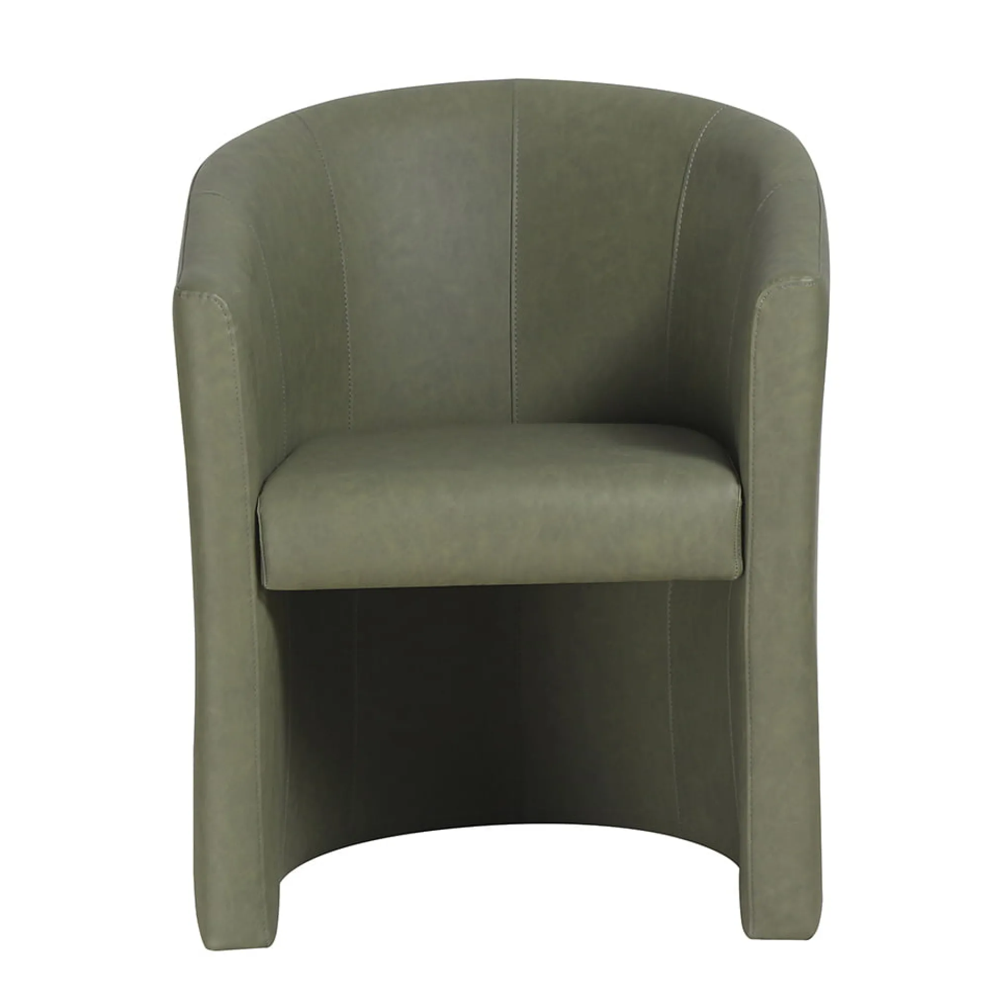 Fauteuils^Huisenthuis Fauteuil Steven Kunstleer – Vintage Groen