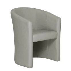 Fauteuils^Huisenthuis Fauteuil Steven Kunstleer – Vintage Lichtgrijs