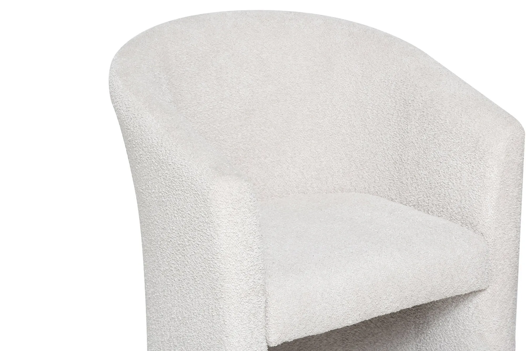 Fauteuils^Huisenthuis Fauteuil Steven Bouclé Zand